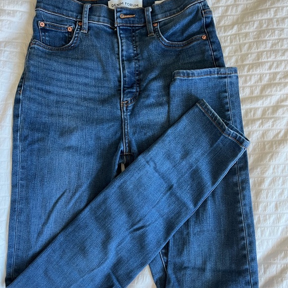 Aritzia Denim Forum Lola High Rise Skinny 30L - Size 26 - 5 yrs Bleu - Picture 3 of 8